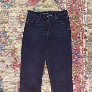 American Eagle dark wash skinny jeans